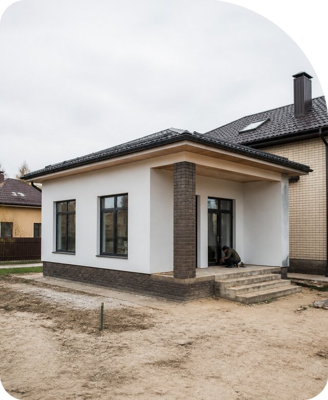 Строительство одноэтажной пристройки в Железнодорожном от 461430 р. | РадиДОМА-Жлз